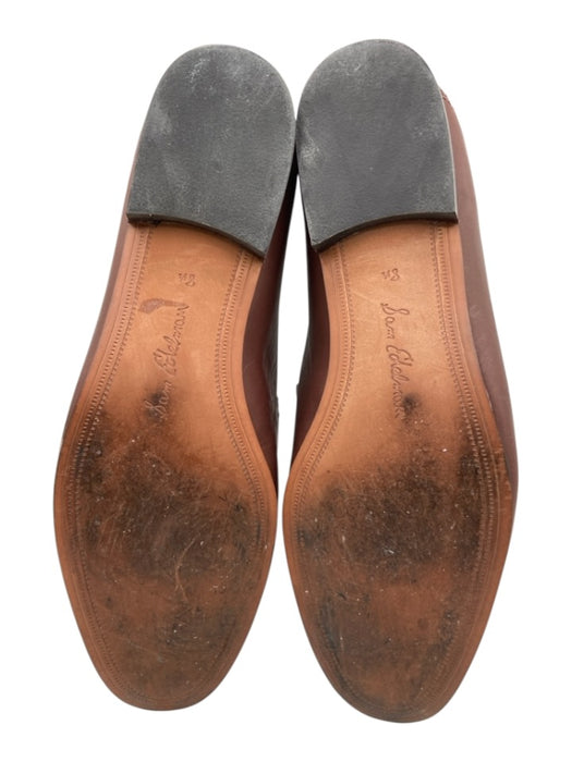 Sam Edelman Shoe Size 8.5 Brown Leather Upper Horsebit Gold Tone Details Loafers Brown / 8.5