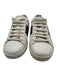 Gucci Shoe Size 38 white, green & red Leather Logo Round Toe Lace Up Sneakers white, green & red / 38