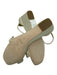 Badgley Mischka Shoe Size 5.5 Cream Satin Embellished Sandal Ankle Buckle Wedges Cream / 5.5