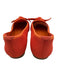 Vivaia Shoe Size 38 Orange Textile Pointed Toe Bow Detail Stripe Flats Orange / 38