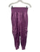 Cinq a Sept Size S Magenta Purple Cupro Blend Ribbed Waist Pockets Cargo Pants Magenta Purple / S