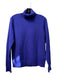 Tahari Size L Purple Merino Wool Turtle Neck Long Sleeve Ribbed Waist Sweater Purple / L