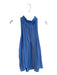 Ramy Brook Size M Blue Polyester Gathered Ruffle Neckline Halter Sleeveless Top Blue / M