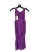 Ramy Brook Size L Periwinkle Poly Halter Gathered Waist Above knee Dress Periwinkle / L