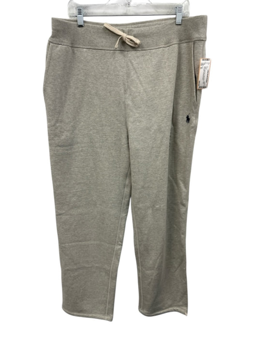 Polo NWT Size XL Light Gray Cotton Blend Solid Sweatpant Men's Pants Light Gray / XL