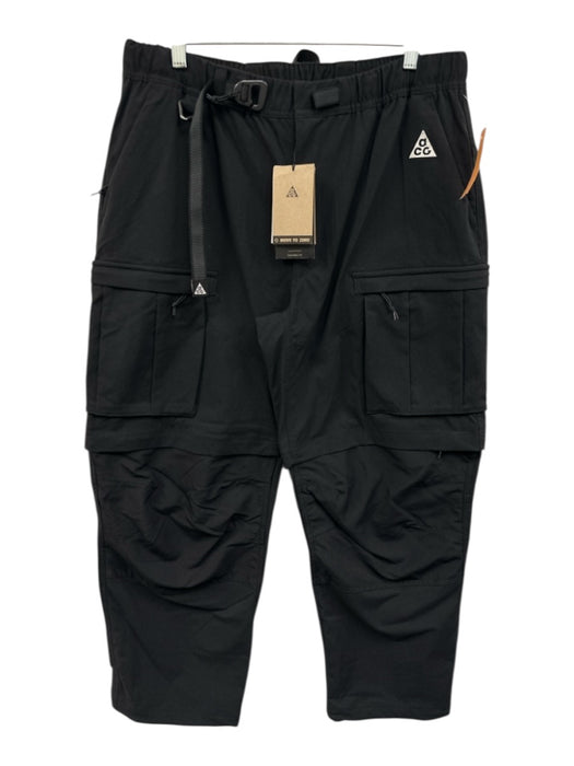 Nike ACG NWT Size L Black Synthetic Solid Jogger Athleisure Men's Pants Black / L