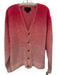Jordan Size M Pink Nylon Blend Solid Cardigan Men's Sweater Pink / M