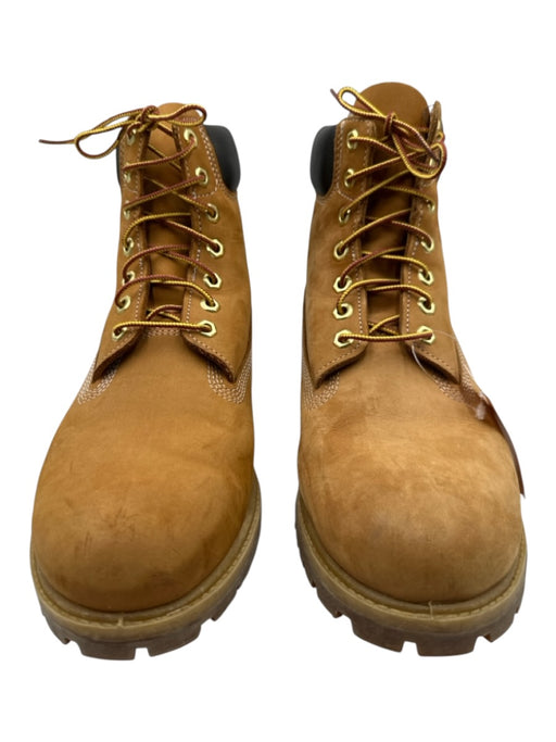 Timberland Shoe Size 10.5 Tan Leather Solid Boot Men's Shoes Tan / 10.5
