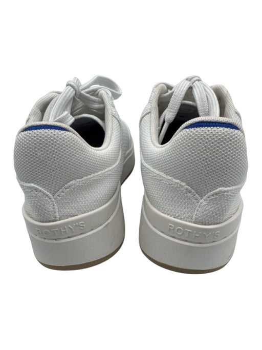 Rothy's Shoe Size 9 Light Gray & White Synthetic Knit Lace Up Low Top Sneakers Light Gray & White / 9