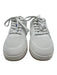 Rothy's Shoe Size 9 Light Gray & White Synthetic Knit Lace Up Low Top Sneakers Light Gray & White / 9