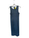 Rag & Bone Size 4 Med Dark Wash Rayon Blend Sleeveless Denim Print Maxi Dress Med Dark Wash / 4