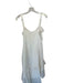 Parker Size 6 Ivory Polyester Sleeveless Ruffles Side Zip Midi Dress Ivory / 6