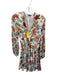 Olivaceous Size S White & Multi Rayon Long Sleeve Botanical butterflies Dress White & Multi / S