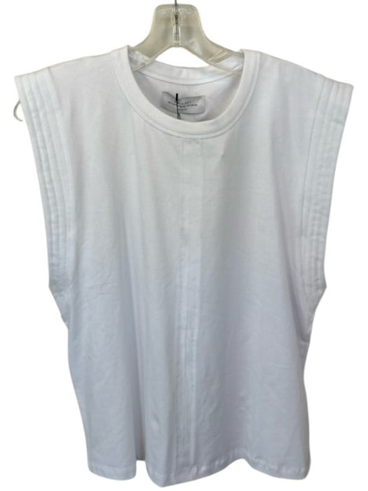 Sold Out Size M White Organic Cotton Blend Cap Sleeve Top White / M