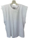 Sold Out Size M White Organic Cotton Blend Cap Sleeve Top White / M