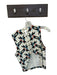 Tanya Taylor Size 8 Cream & Black Polyamid Sleeveless Abstract Cropped Top Cream & Black / 8