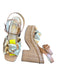 Sam Edelman Shoe Size 7.5 Brown & Orange Wicker Platform Ikat Knot Sandals Brown & Orange / 7.5