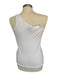 Dolce & Gabbana Size 44 Pink Cotton One Shoulder Perforated Graphic Top Pink / 44
