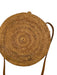 Street Level Tan & brown Wicker Leather Strap Canteen Bag Tan & brown / S