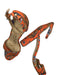 Sam Edelman Shoe Size 7 Orange & Yellow Canvas Block Heel Flowers Sandals Orange & Yellow / 7