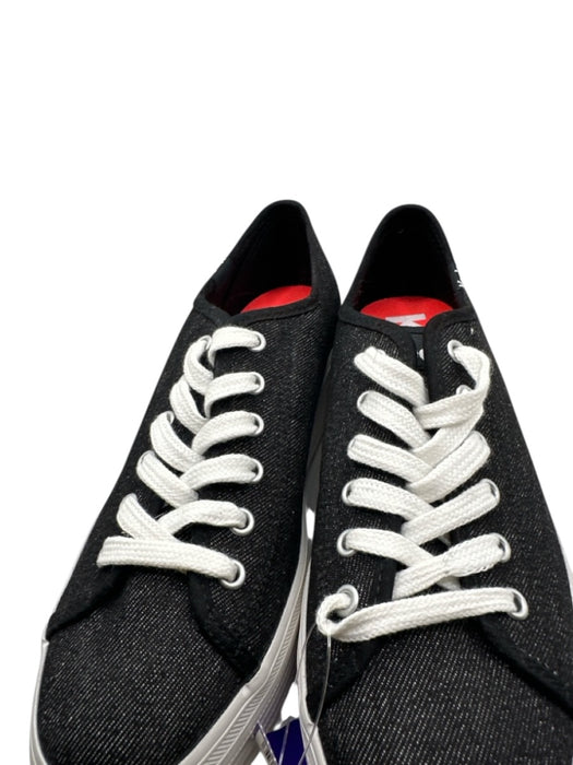 Keds Shoe Size 8 Black & White Canvas Platform Lace Up Athletic Sneakers Black & White / 8