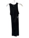 Donna Karan Size S Black Polyester Sleeveless Gathered Midi Dress Black / S
