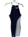 Parker Size M Navy & white Sleeveless Lace Up sides Back Zip Dress Navy & white / M