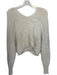 Faceplant Dreams Size S/M Cream Bamboo Blend Long Sleeve Fuzzy Cropped Sweater Cream / S/M