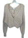 Faceplant Dreams Size S/M Cream Bamboo Blend Long Sleeve Fuzzy Cropped Sweater Cream / S/M