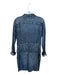 Wash Lab Size Est M Med Dark Wash Cotton Blend Long Sleeve Cut Off Denim Dress Med Dark Wash / Est M