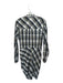 Veronica Beard Size 8 Navy & Green Cotton Long Sleeve Plaid Button Down Dress Navy & Green / 8
