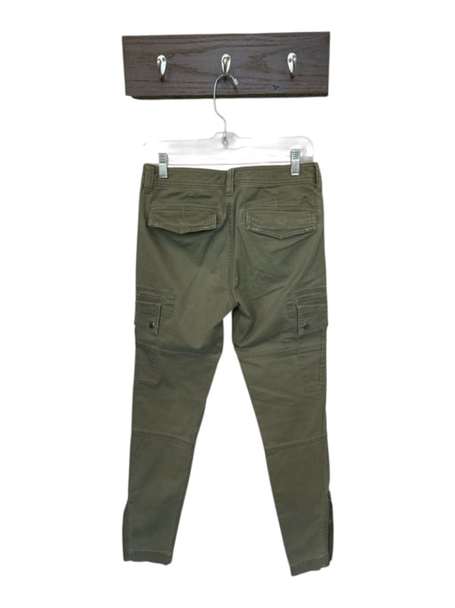 Polo Ralph Lauren Size 2 Army Green Cotton Low Rise Cargo Pockets Skinny Pants Army Green / 2