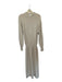 Lemaire Size Est M Oatmeal Long Balloon Sleeve Elastic Waist Knit Maxi Dress Oatmeal / Est M
