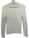 ME+EM Size M Cream Wool Blend Long Sleeve Front Zip Collar Sweater Cream / M