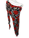 Diane Von Furstenberg Size 4 Red & Gray Silk One Long Sleeve Flowers Maxi Dress Red & Gray / 4