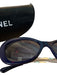 Chanel Navy Clear round Cat Eye Chunky Case Inc. Sunglasses Navy