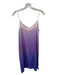 Equipment Size M Purple Silk Spaghetti Strap Ombre Midi Dress Purple / M