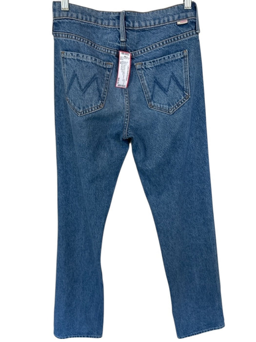 Mother Snacks Size 25 Med Light Wash Cotton Blend High Waist Wide Leg Jeans Med Light Wash / 25