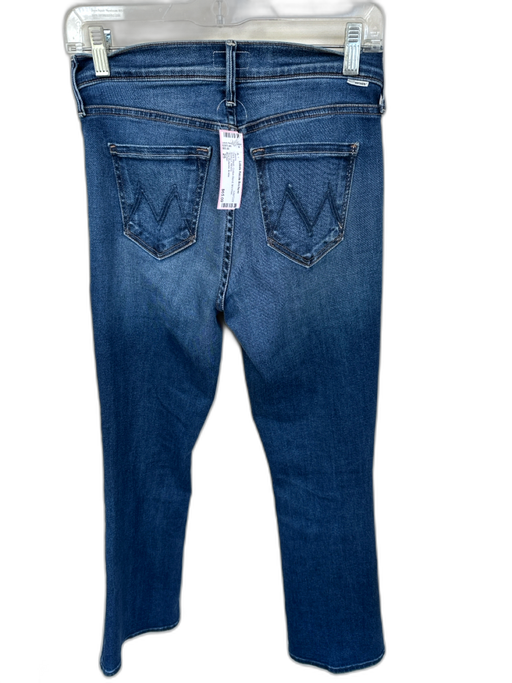 Mother Size 25 Dark Wash Cotton Blend Mid Rise Bootcut Jeans Dark Wash / 25