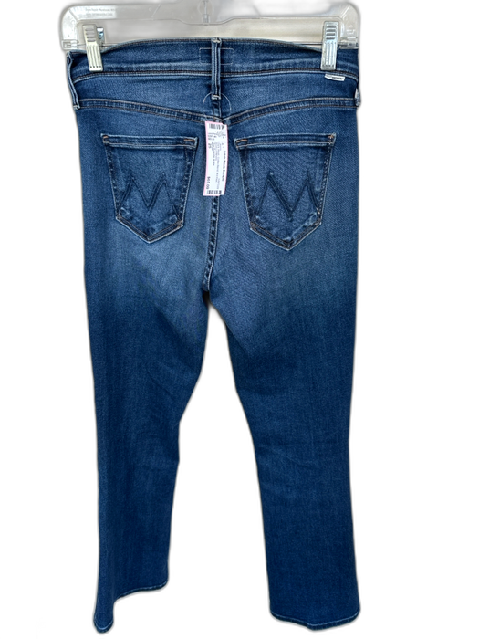 Mother Size 25 Dark Wash Cotton Blend Mid Rise Bootcut Jeans Dark Wash / 25