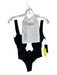 Sqorpios Size M Black & Nude Mesh Cut Out One Piece Low Back Swimsuit Black & Nude / M