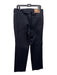 Escada Size 42 Black Cotton Blend Mid Rise Straight Cut Gold Hardware Jeans Black / 42