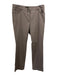 Escada Size 42 Gray Cotton Blend Mid Rise Straight Cut Gold Hardware Jeans Gray / 42