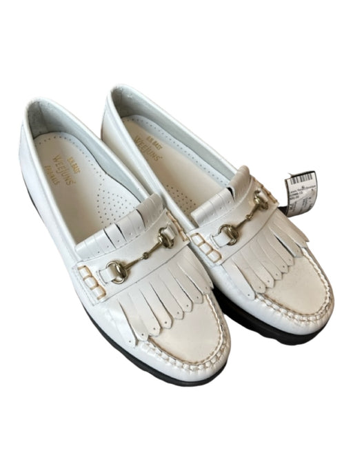 Weejuns Shoe Size 7M White Leather Rubber Sole Loafers White / 7M