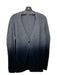 Vince Size L Grey & Black Alpaca Blend Button Up Ombre V Neck Cardigan Grey & Black / L