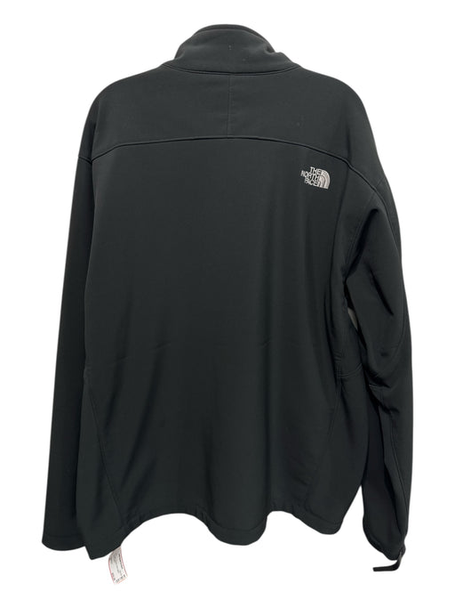 The North Face AS IS Size XXL Black Polyester Solid Zipper Men's Jacket Black / XXL