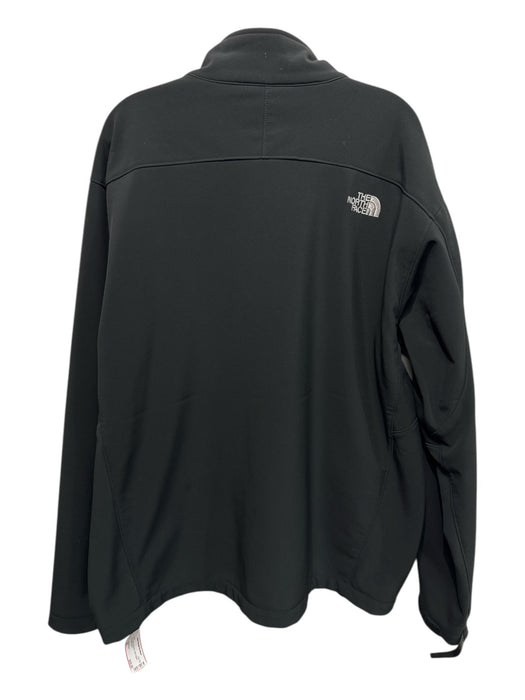 The North Face AS IS Size XXL Black Polyester Solid Zipper Men's Jacket Black / XXL