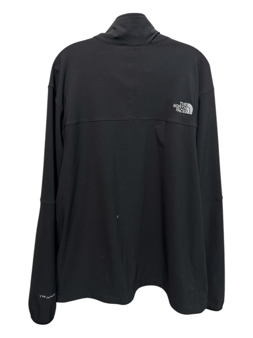The North Face AS IS Size XXL Black Polyester Solid Zipper Men's Jacket Black / XXL