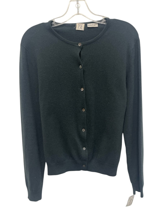 TSE Size S Gray Cashmere Long Sleeve Button Up Cardigan Sweater Gray / S