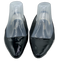 Manolo Blahnik Shoe Size 37.5 Black Patent Leather Pointed Toe Flat Slingbacks Black / 37.5